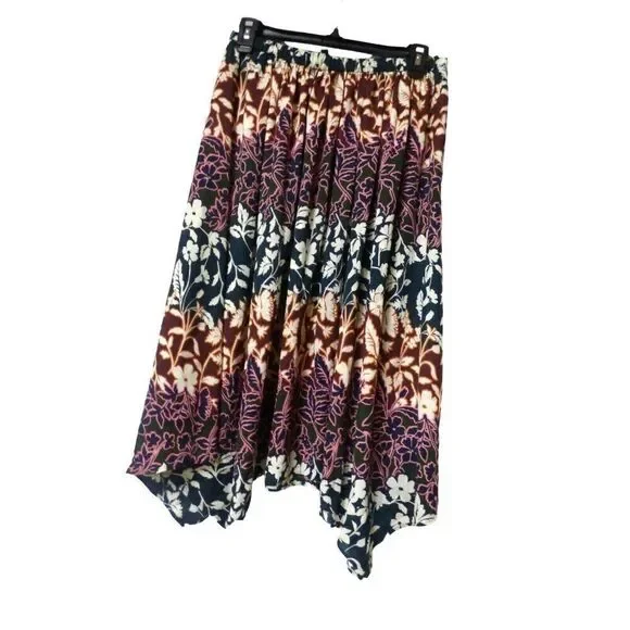 $89.00 RACHEL Rachel Roy Handkerchief-Hem Skirt, Multi colored, S - Picture 5 of 8